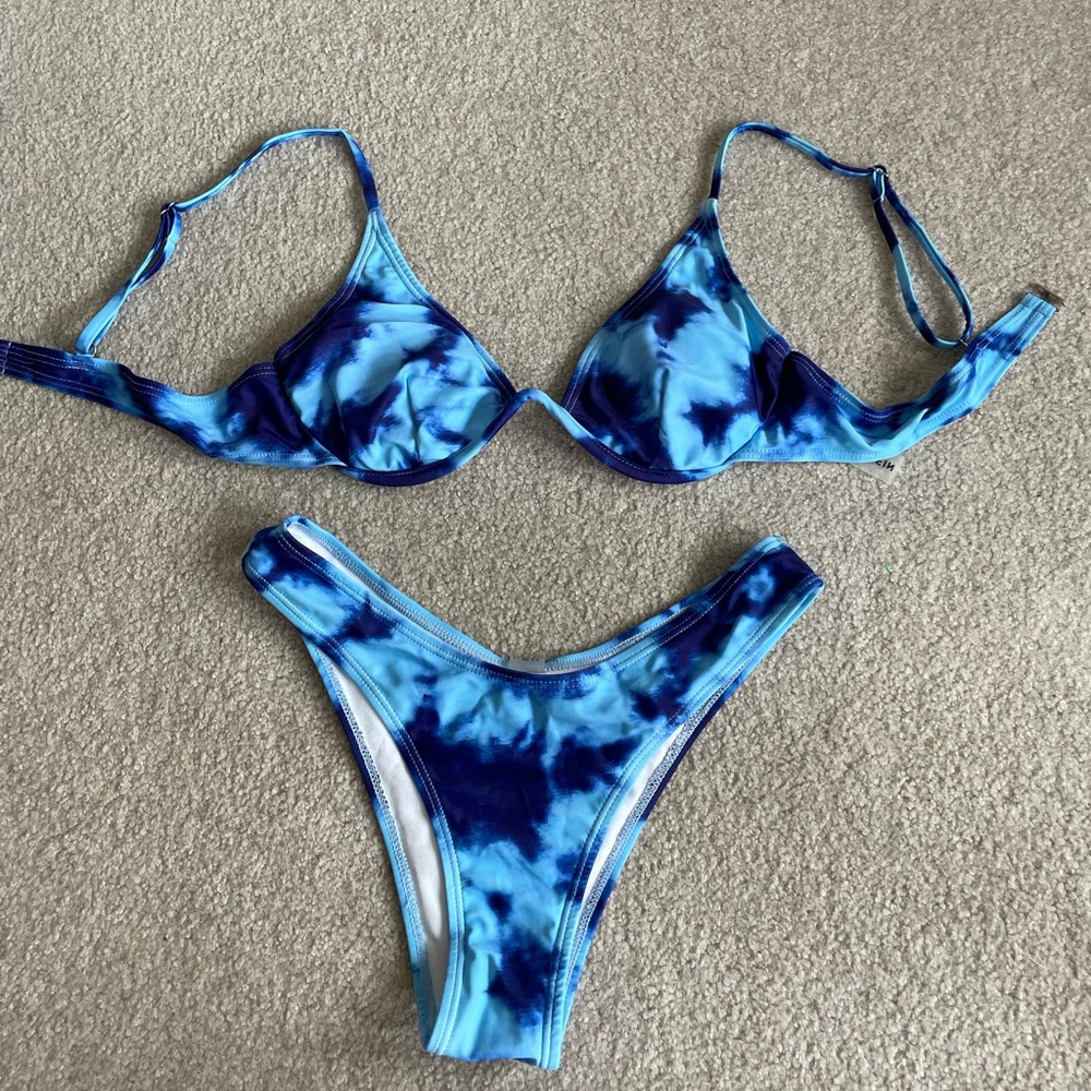 Tie dye bikini set